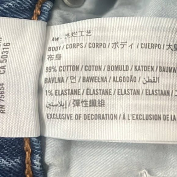 Abercrombie & Fitch The Skinny High Rise Jeans Button Fly in Medium Wash 27/4 - Picture 7 of 7